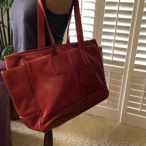 COACH Vintage Extra Large leather Tote/Diaper bag